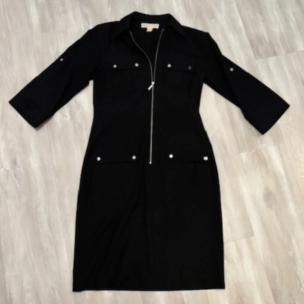 MICHAEL Michael Kors Utility Shirtdress SIZE XS